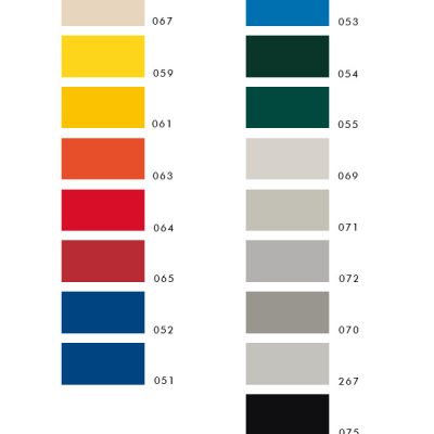 Farbauswahl für einfarbigen PVC Windschutz
